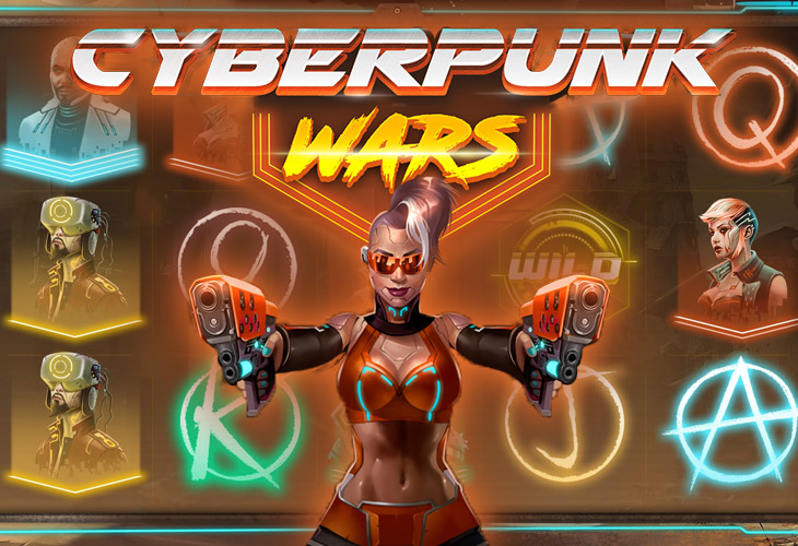 Cyberpunk Wars - Woohoo slot at Lanista Casino Casino